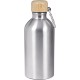 Borraccia in acciaio e bamboo grigio personalizzato S26284GR