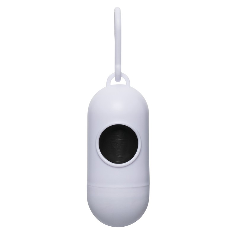 Dispenser per sacchetti igienici in plastica bianco personalizzato S26305B Dispenser per sacchetti igienici in plastica bianco personalizzato S26305B