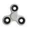 Fidget spinner in plastica e metallo bianco personalizzato S26320B