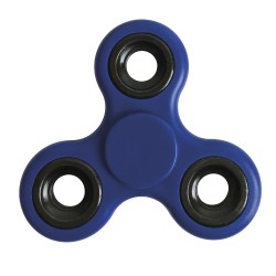 Fidget spinner in plastica e metallo blu royal personalizzato S26320BL Fidget spinner in plastica e metallo blu royal personalizzato S26320BL