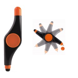 Fidget spinner arancione personalizzato S26323A
