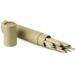 Confezione matite colorate in legno personalizzato S26400