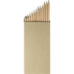 Confezione matite colorate in legno personalizzato S26403