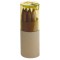 Confezione matite colorate in legno giallo personalizzato S26410G
