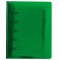 Blocchetto per appunti in carta e plastica trasparente/verde personalizzato S26461TR/V
