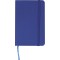 Blocco per appunti  in carta e pu blu royal personalizzato S26465BL