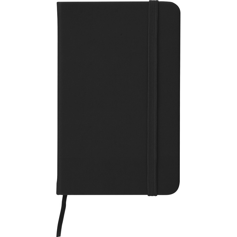 Blocco per appunti  in carta e pu nero personalizzato S26465N Blocco per appunti  in carta e pu nero personalizzato S26465N