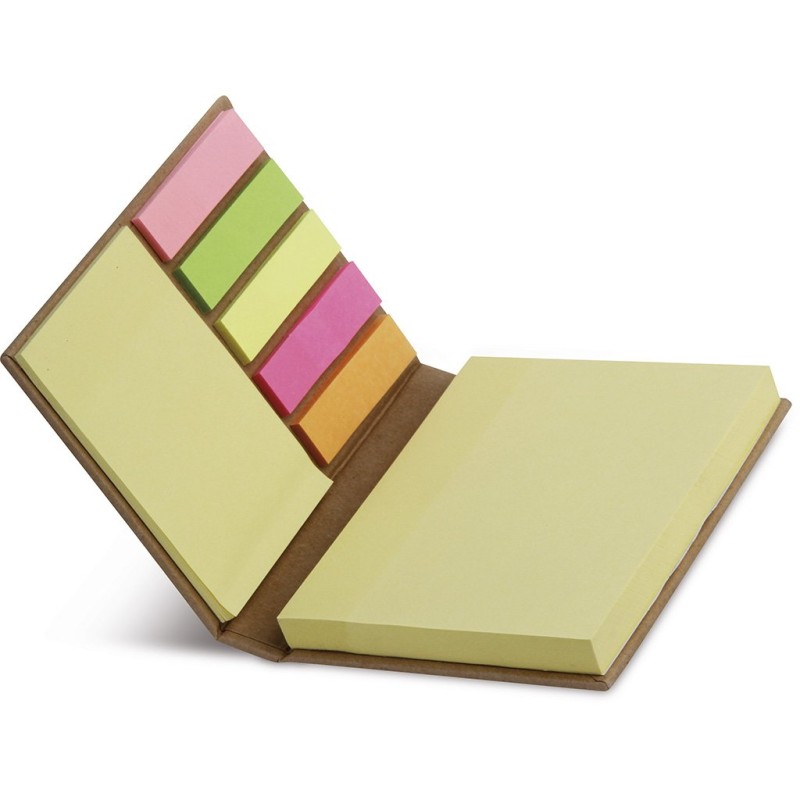 Blocchetti per appunti in cartone riciclato e carta personalizzato S26480 Blocchetti per appunti in cartone riciclato e carta personalizzato S26480