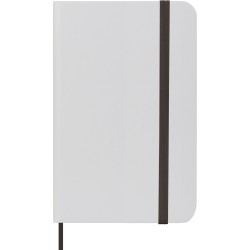 Blocco per appunti  in pvc e carta nero personalizzato S26483N