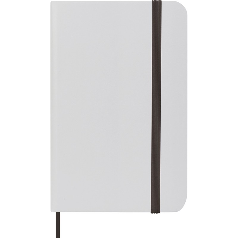 Blocco per appunti  in pvc e carta nero personalizzato S26483N