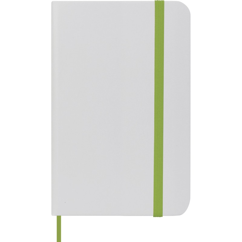 Blocco per appunti  in pvc e carta verde acido personalizzato S26483VA