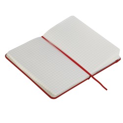 Blocco per appunti  in carta e pu rosso personalizzato S26485R Blocco per appunti  in carta e pu rosso personalizzato S26485R