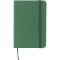 Blocco per appunti  in carta e pu verde personalizzato S26484V