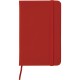 Blocco per appunti  in carta e pu rosso personalizzato S26485R