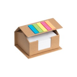 Blocchetto per appunti in cartone riciclato e carta personalizzato S26493 Blocchetto per appunti in cartone riciclato e carta personalizzato S26493