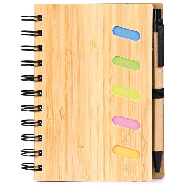 Blocco per appunti in bamboo personalizzato S26504 Blocco per appunti in bamboo personalizzato S26504