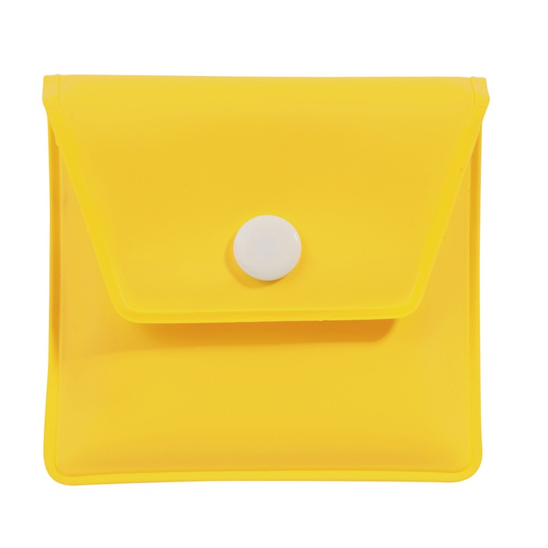 Posacenere tascabile in eva giallo personalizzato S26505G