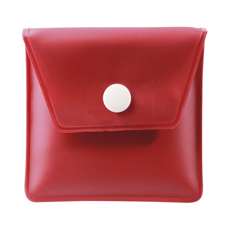 Posacenere tascabile in eva rosso personalizzato S26505R