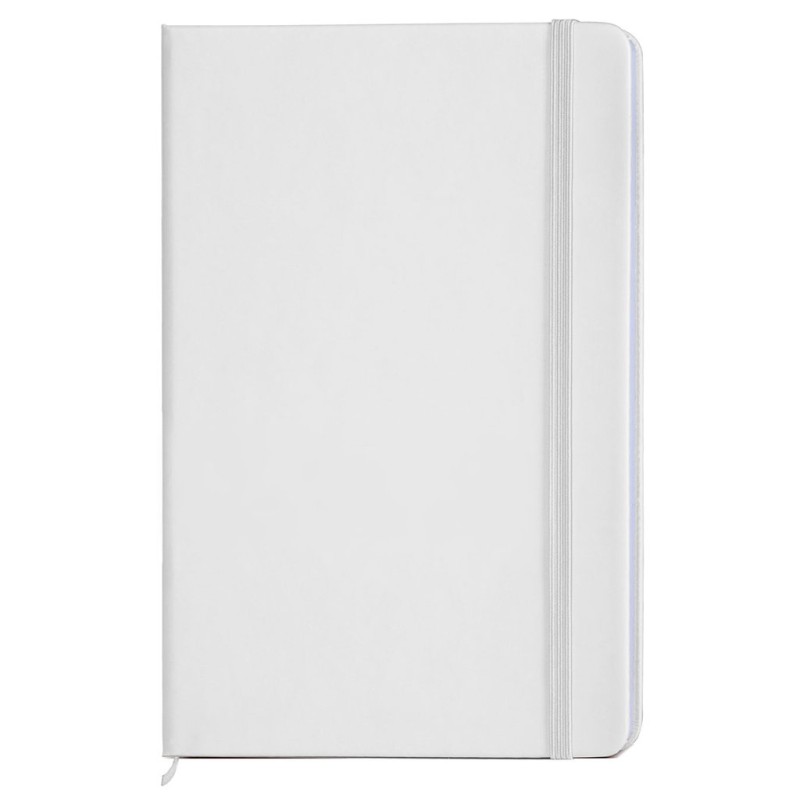 Blocco per appunti in carta e pu bianco personalizzato S26532B Blocco per appunti in carta e pu bianco personalizzato S26532B