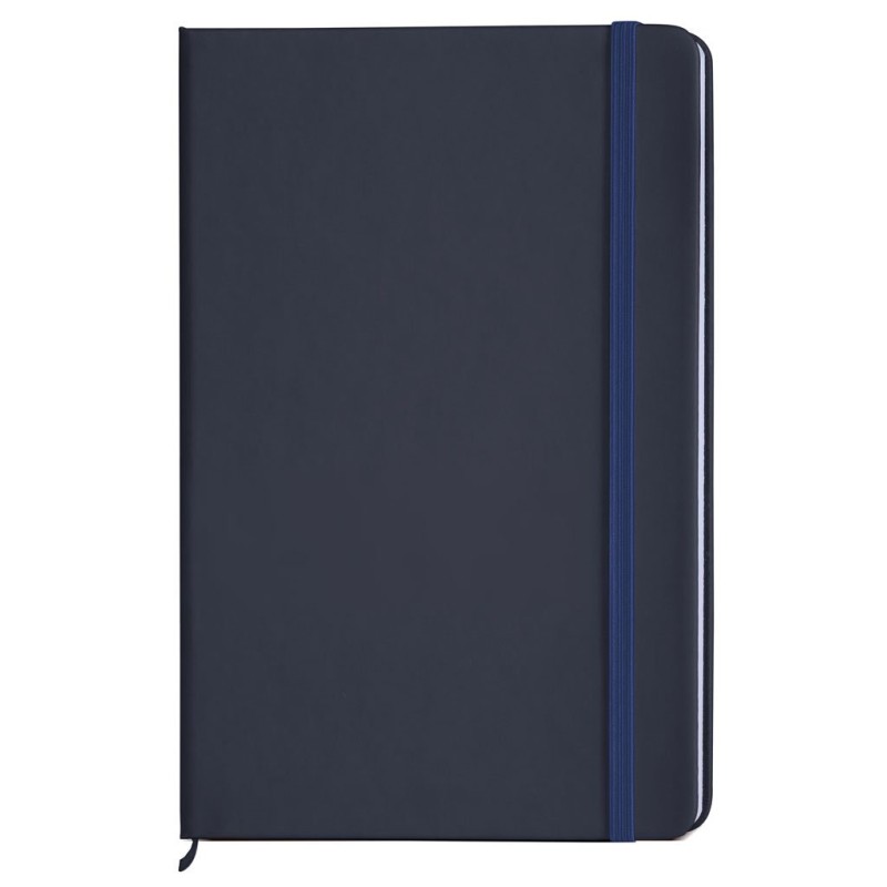 Blocco per appunti in carta e pu blu navy personalizzato S26532NY Blocco per appunti in carta e pu blu navy personalizzato S26532NY