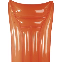 Materassino gonfiabile in pvc trasparente/arancione personalizzato S26600TR/A