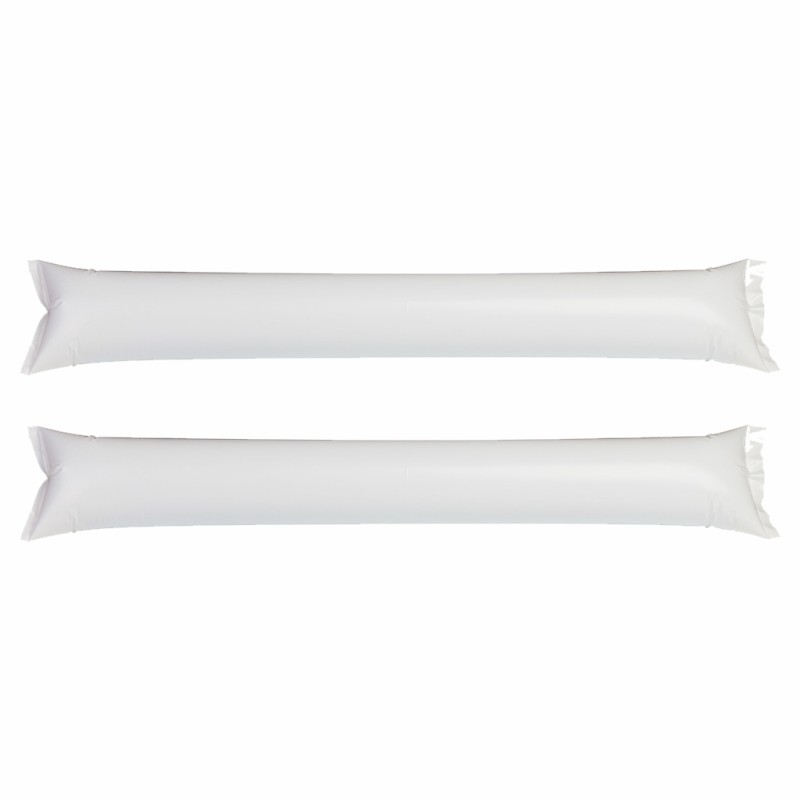 Bang bang (coppia) gonfiabili in pe bianco personalizzato S26630B