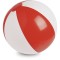 Pallone da spiaggia gonfiabile in pvc bianco/rosso personalizzato S26660B/R