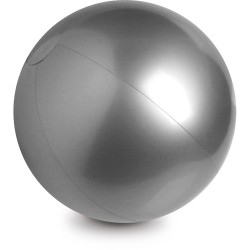 Pallone da spiaggia gonfiabile in pvc grigio personalizzato S26660GR
