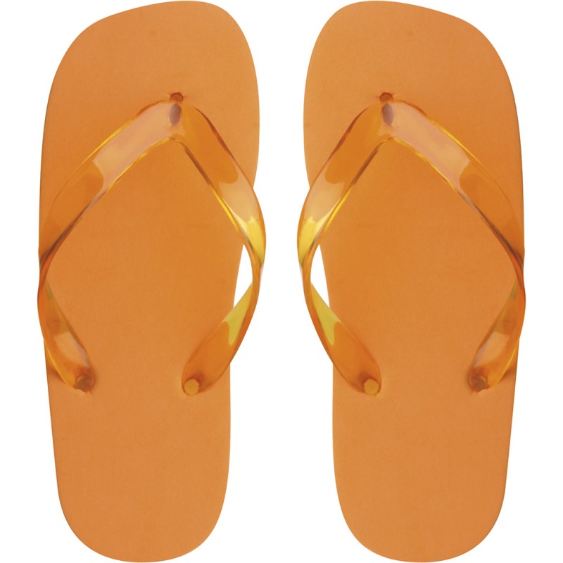 Ciabattine infradito in eva arancione personalizzato S26695A