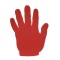 Mano in eva rosso personalizzato S26803R