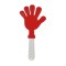 Clapper in plastica rosso personalizzato S26804R