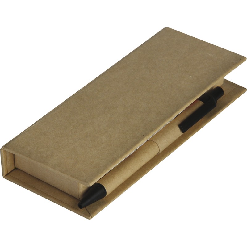 Set segnalibri adesivi in cartone riciclato personalizzato S26473