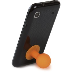 Ventosa per cellulare in silicone arancione personalizzato S26011A