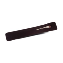 Bustina portapenna in floccato nera personalizzata T27025N