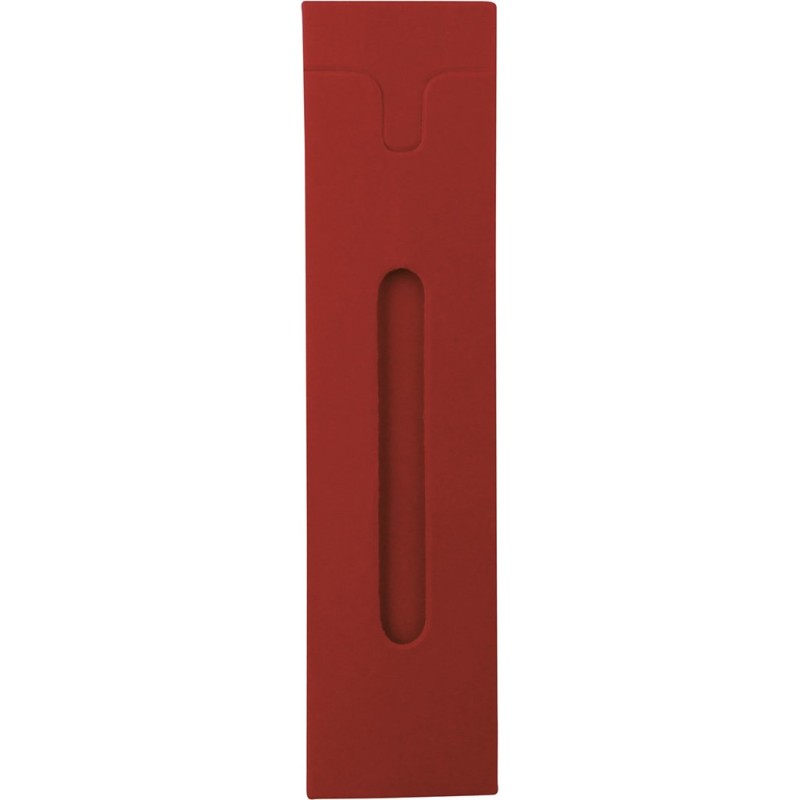 Bustina porta penna in carta rossa personalizzata T27034R Bustina porta penna in carta rossa personalizzata T27034R