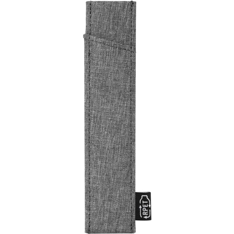 Bustina porta penna in rpet grigia personalizzata T27059GR