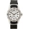 Orologio analogico personalizzabile in metallo e nylon nero/bianco personalizzato X25365N/B