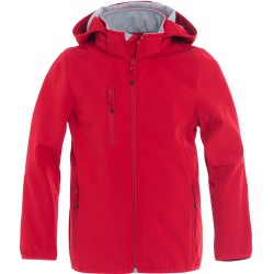 Giacca Clique Basic Softshell Kid Rosso 110/120