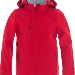 Giacca Clique Basic Softshell Kid Rosso 130/140