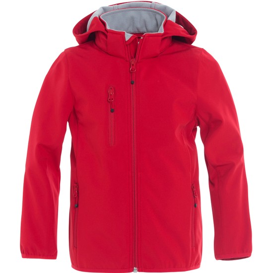 Giacca Clique Basic Softshell Kid Rosso 130/140