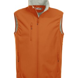 Gilet Basic Softshell Men Vest Arancio 