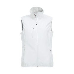 Gilet Basic Softshell Vest Donna Bianco 
