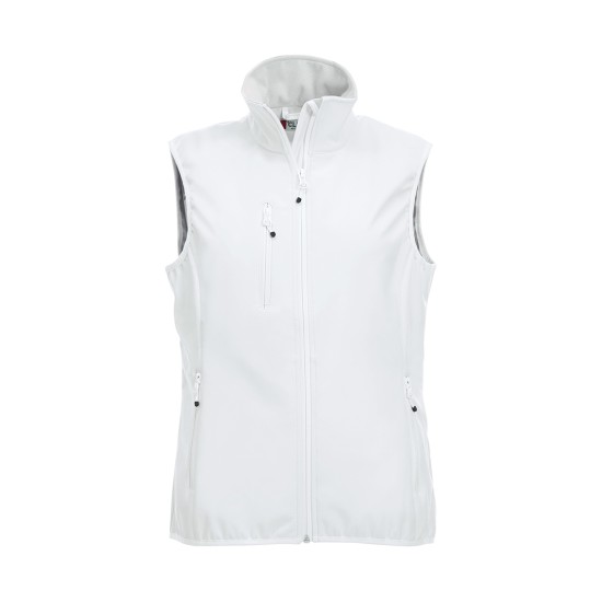 Gilet Basic Softshell Vest Donna Bianco 