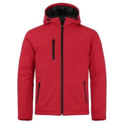 Giacca Padded Hoody Softshell Rosso 