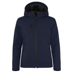 Giacca Padded Hoody Softshell Donna Blu Scuro 