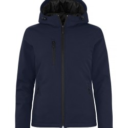 Giacca Padded Hoody Softshell Donna Blu Scuro 