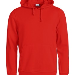 Maglione Basic Hoody Rosso 