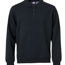 Polo Basic Polo Sweater Antracite Melange 