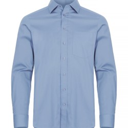 Camicia Stretch Shirt L/S Azzurro 