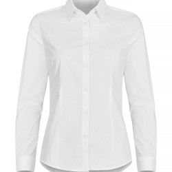 Camicia Stretch Shirt L/S Donna Bianco 